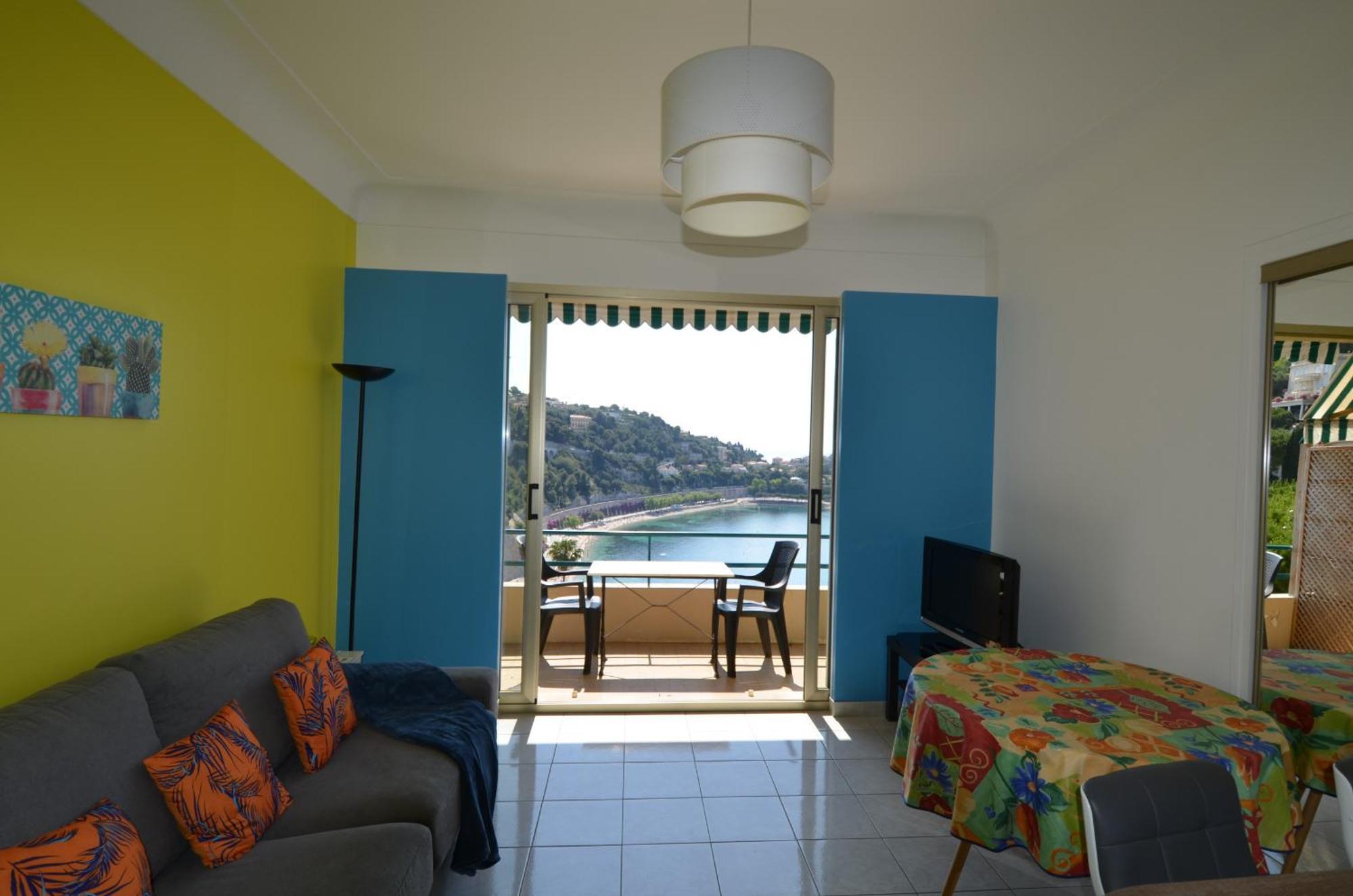 Nereides - Appartement 4 Personnes Avec Vue Mer Exceptionnelle A Villefranche-Sur-Mer Exteriör bild