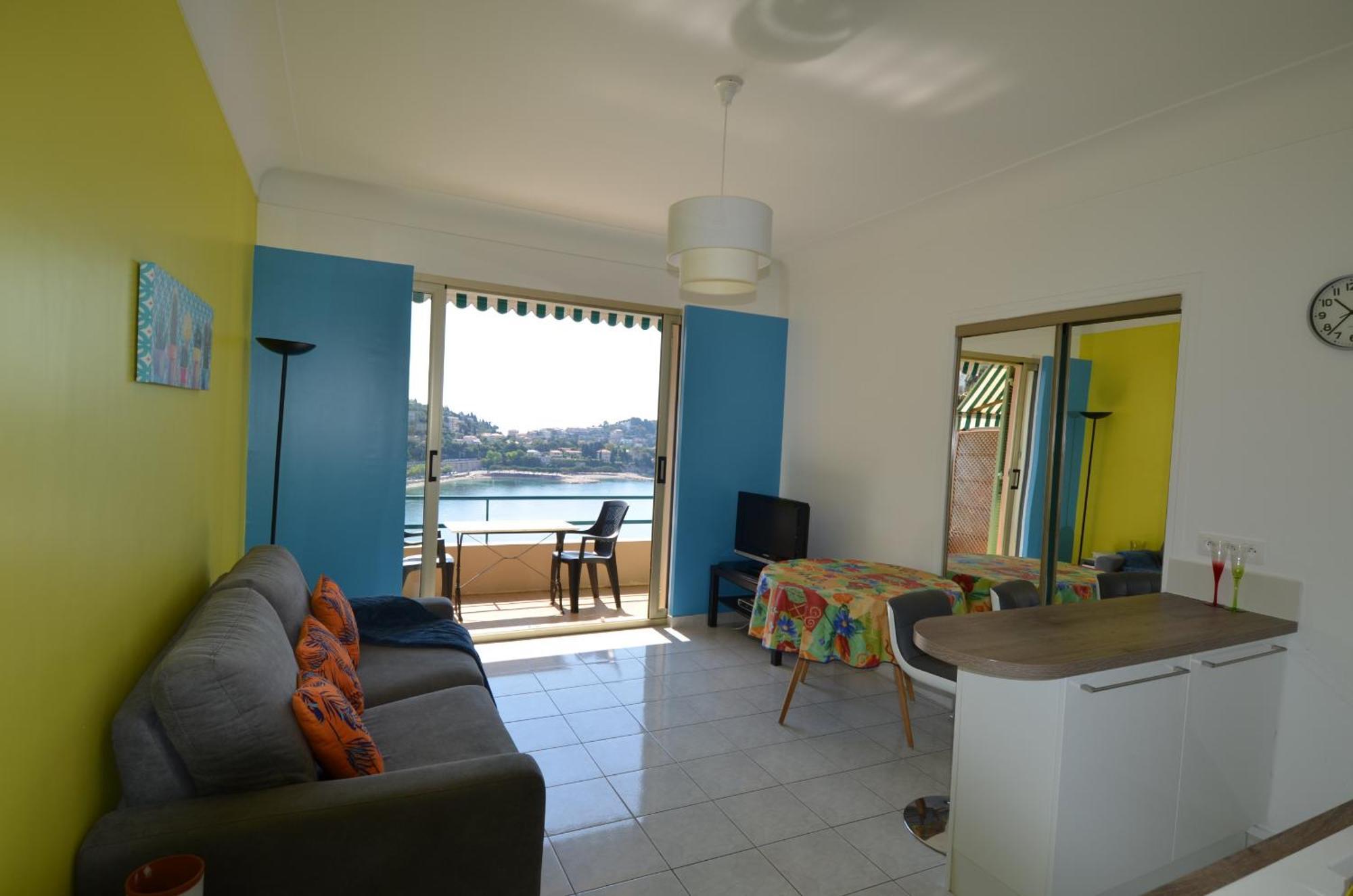 Nereides - Appartement 4 Personnes Avec Vue Mer Exceptionnelle A Villefranche-Sur-Mer Exteriör bild