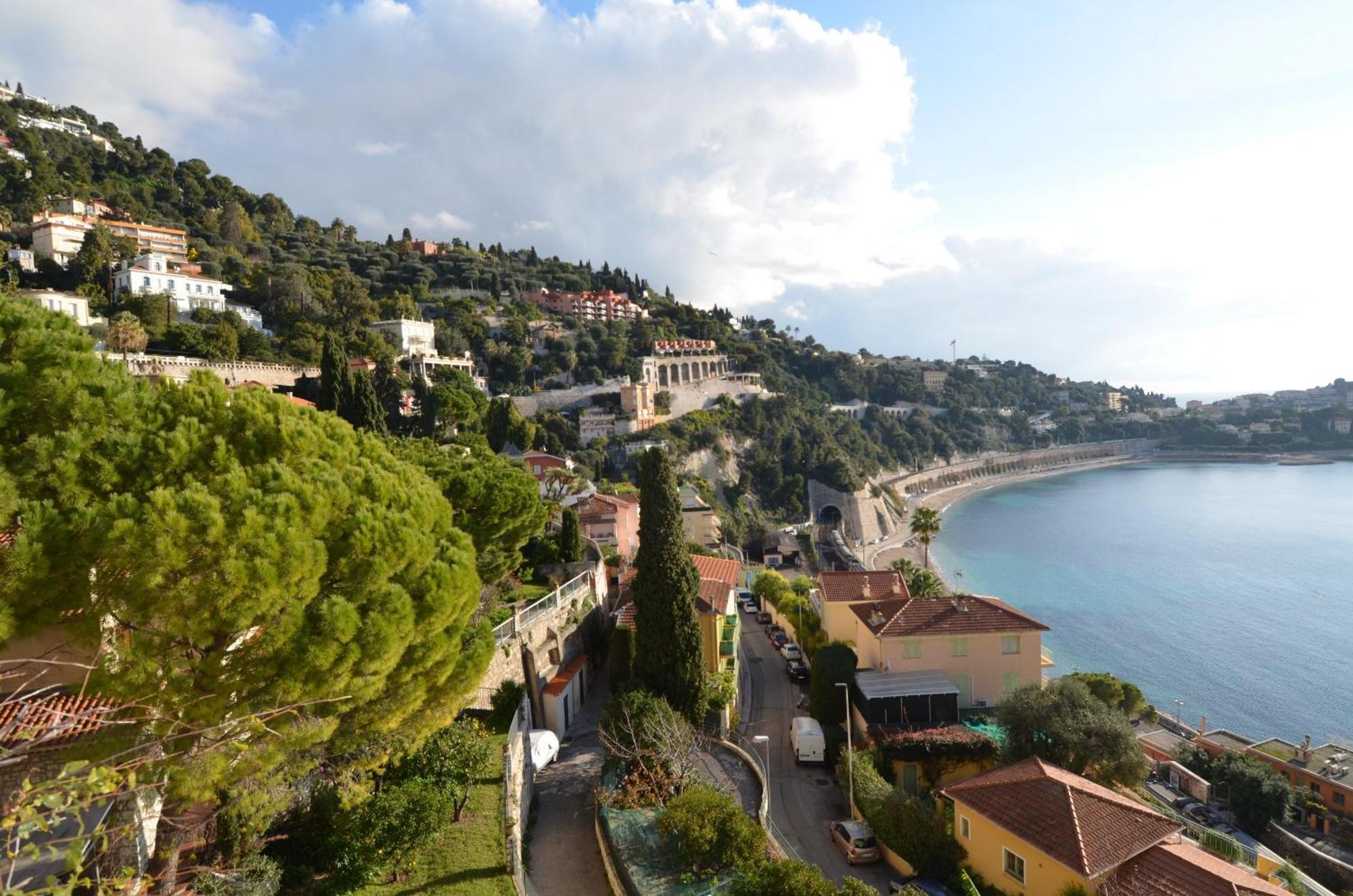 Nereides - Appartement 4 Personnes Avec Vue Mer Exceptionnelle A Villefranche-Sur-Mer Exteriör bild