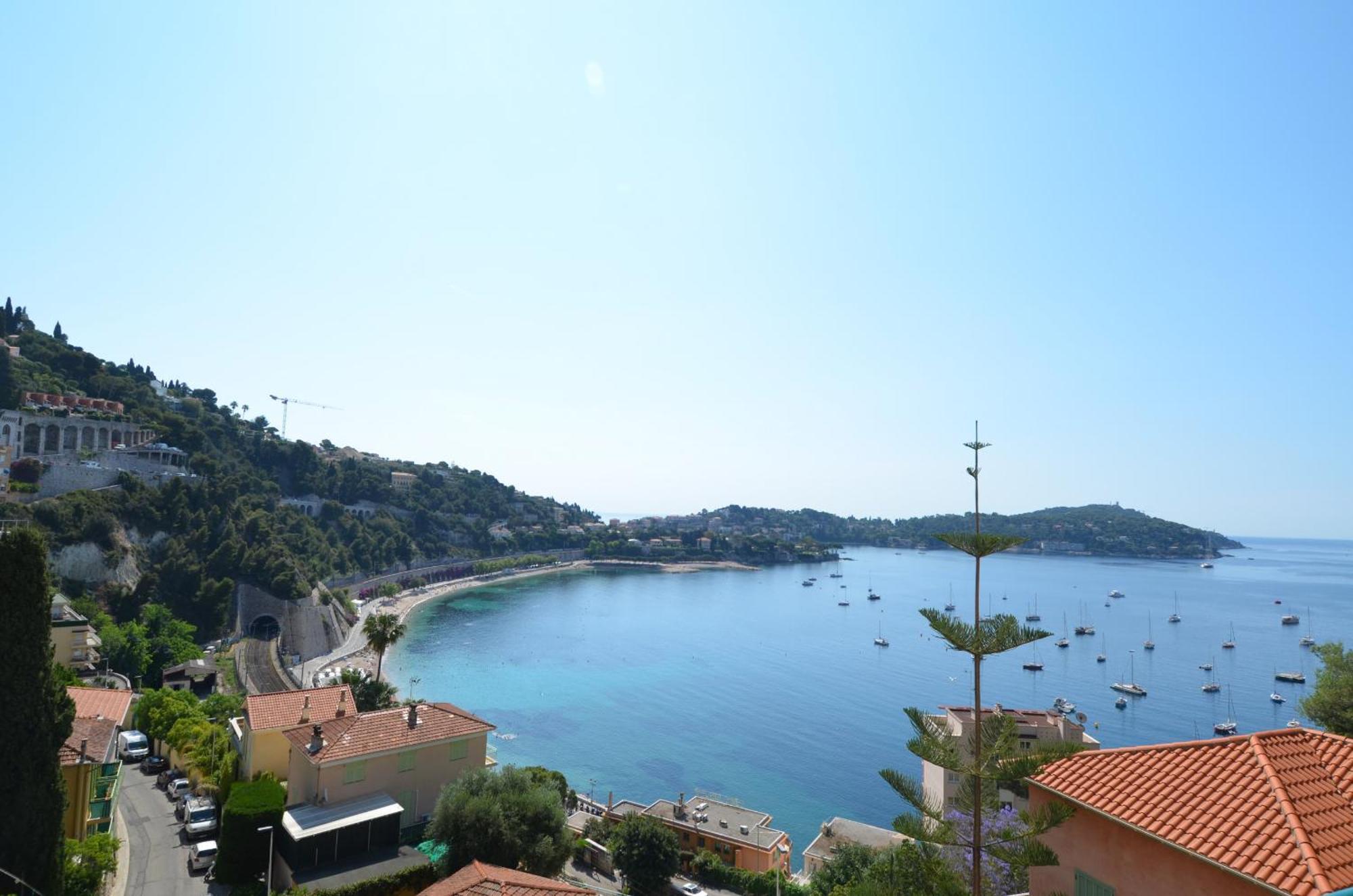Nereides - Appartement 4 Personnes Avec Vue Mer Exceptionnelle A Villefranche-Sur-Mer Exteriör bild