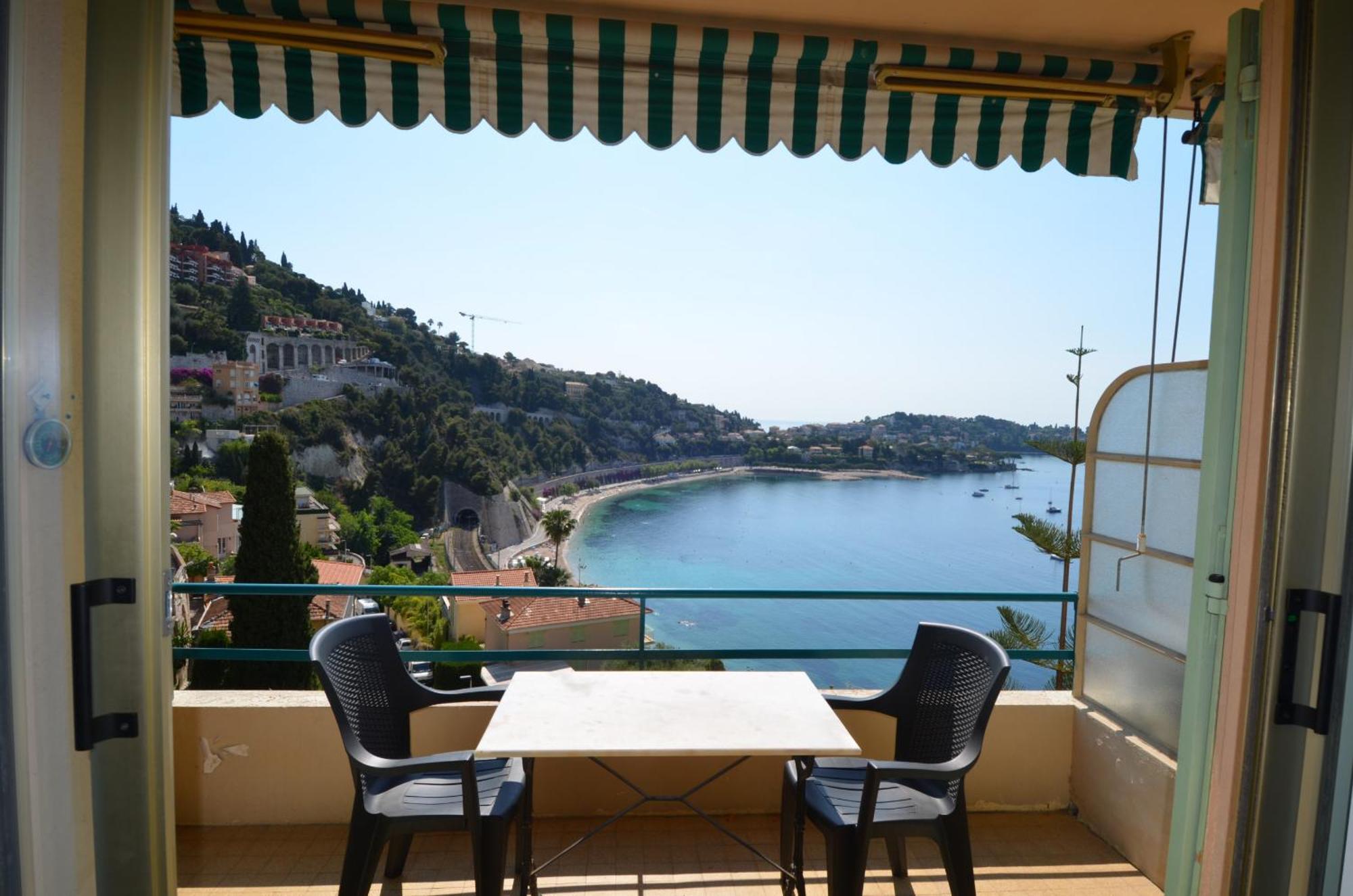 Nereides - Appartement 4 Personnes Avec Vue Mer Exceptionnelle A Villefranche-Sur-Mer Exteriör bild